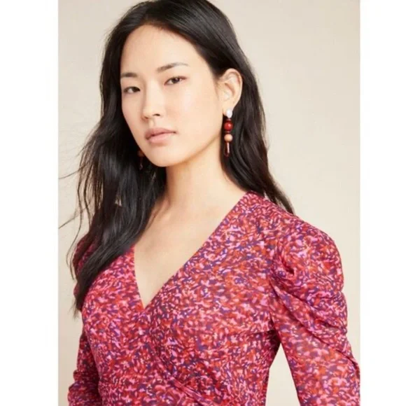 Diane von Furstenberg Alyssa Ruched Midi Dress - Picture 4 of 11